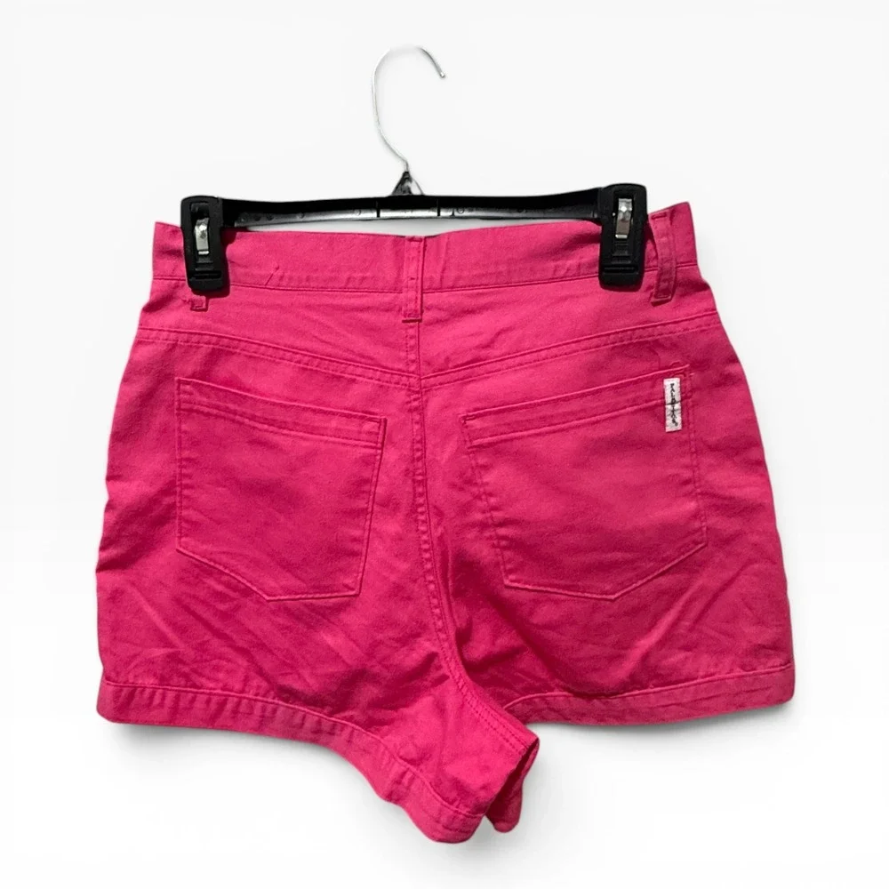Palmetto's Denim Shorts Womens 11‎ Pink Excellent High Waisted Vintage 90s Style